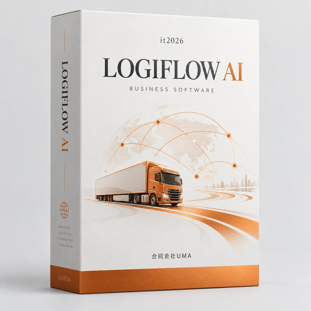 LOGIFLOW AIのパッケージイメージ。合同会社UMA
